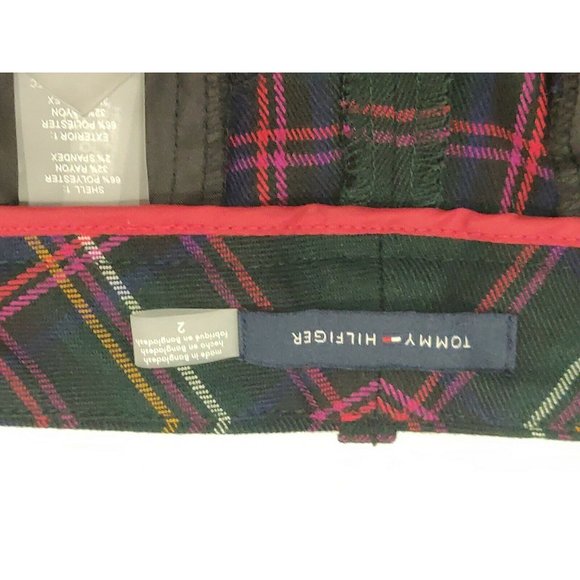 Tommy Hilfiger Womens Pants Size 2 Radcliffe Plaid - Picture 11 of 13